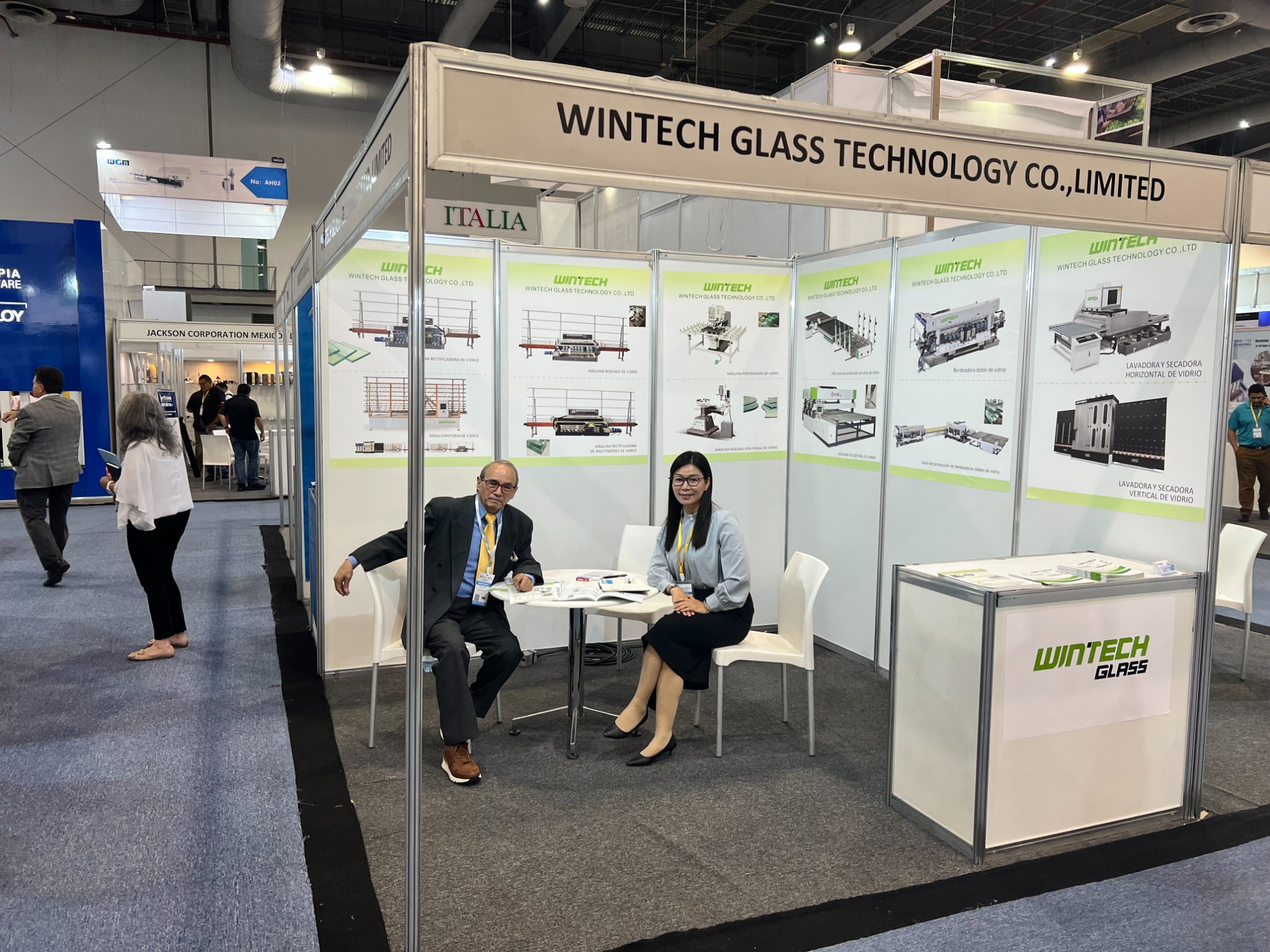 Wintech Glass Machinery nahm an der Glasstech Mexico 2023 teil